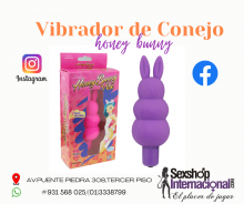 HONEY BUNNYVIBRADOR 7 POTENCIAS SEXSHOP PTE PIEDRA CEL 931568025